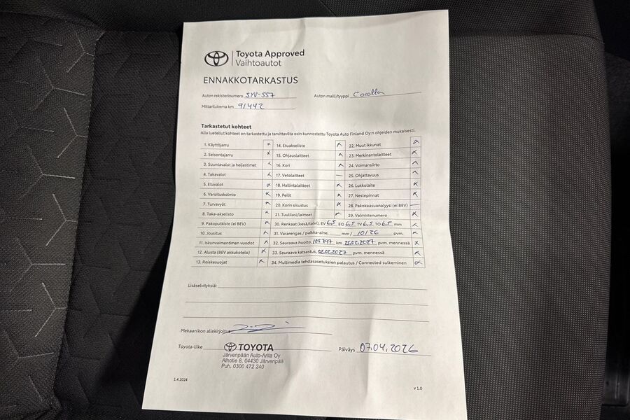 Toyota Corolla vaihtoauto