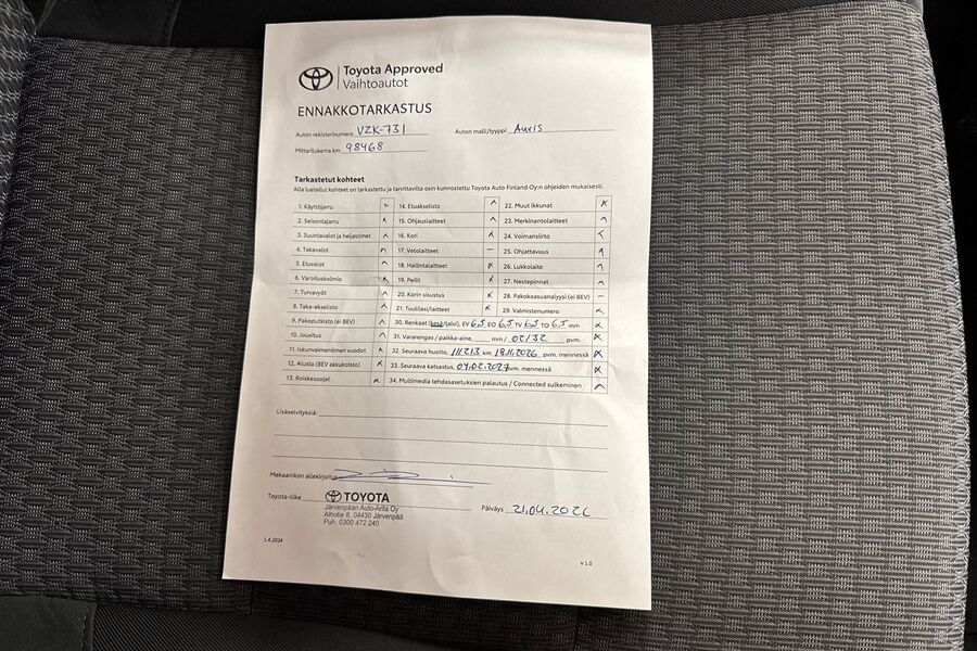 Toyota Auris vaihtoauto