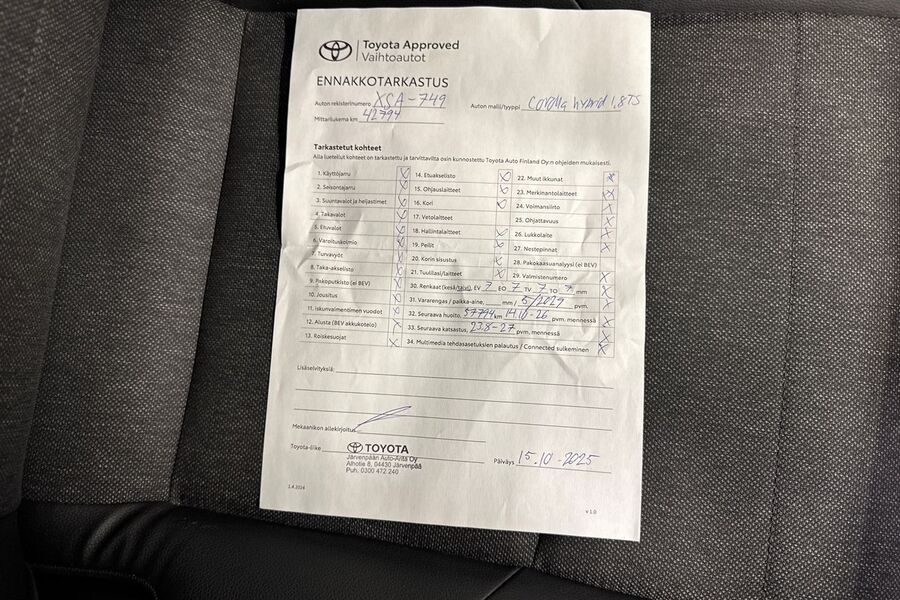 Toyota Corolla vaihtoauto