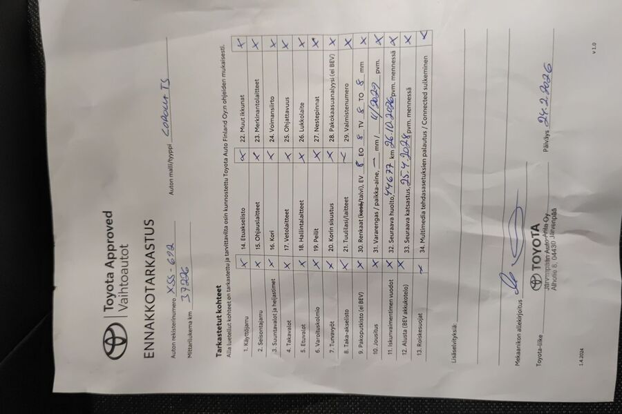 Toyota Corolla vaihtoauto