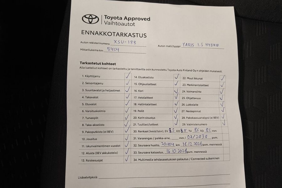 Toyota Yaris vaihtoauto