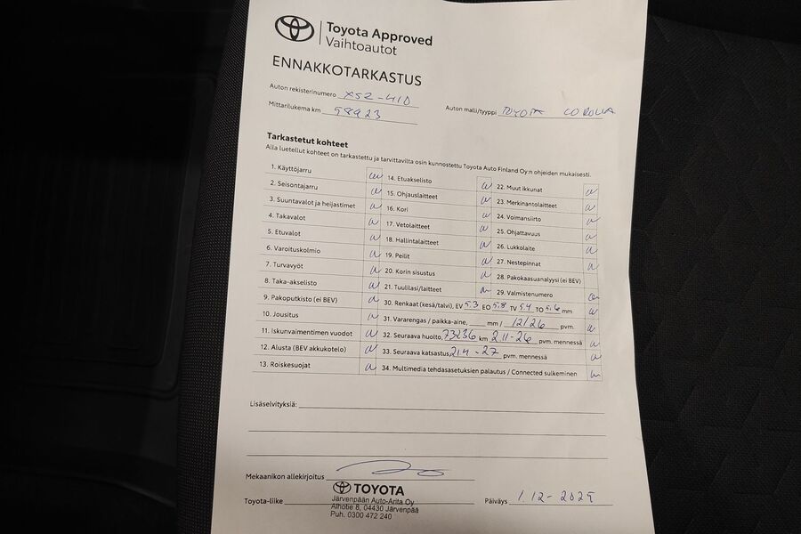 Toyota Corolla vaihtoauto