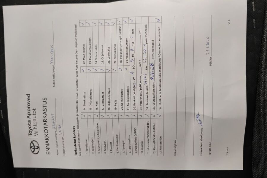 Toyota Yaris Cross vaihtoauto