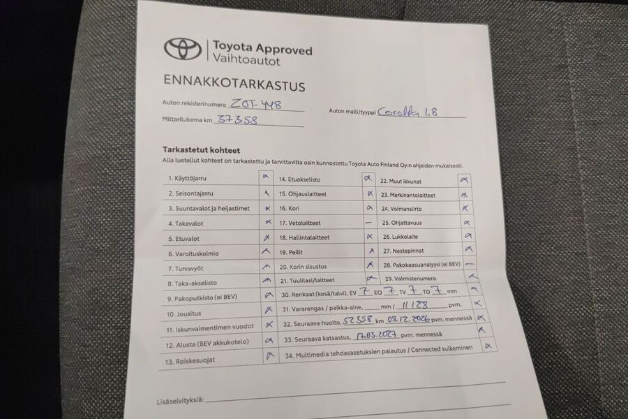 Toyota Corolla vaihtoauto