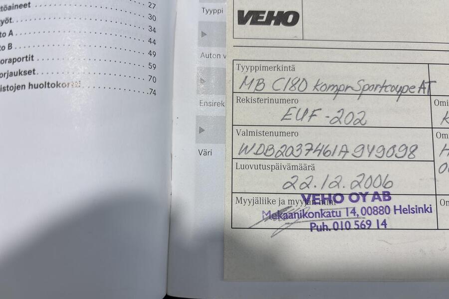 Mercedes-Benz C vaihtoauto