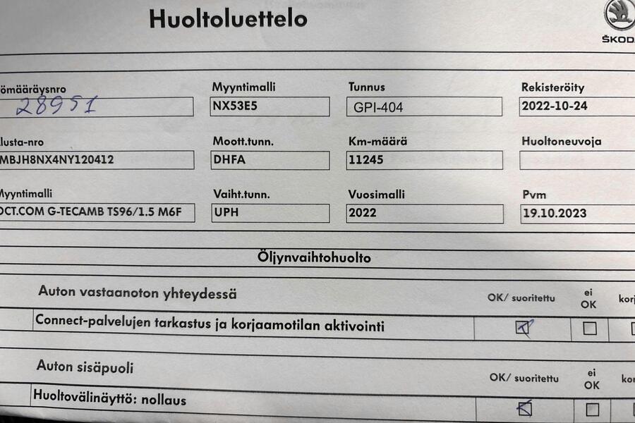 Skoda Octavia vaihtoauto