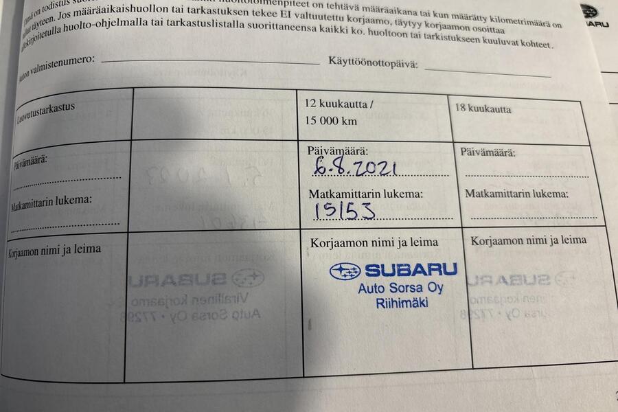 Subaru Outback vaihtoauto