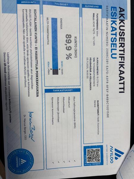 Volvo XC40 vaihtoauto