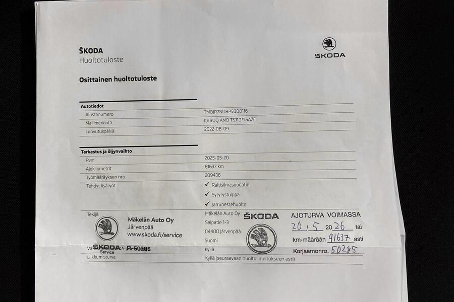 Skoda Karoq vaihtoauto