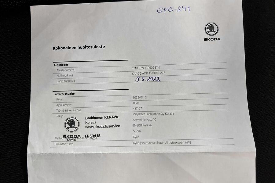 Skoda Karoq vaihtoauto