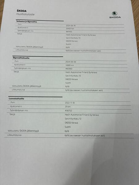 Skoda Octavia vaihtoauto