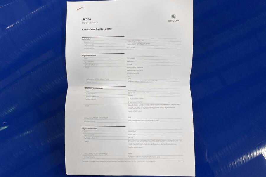 Skoda Kamiq vaihtoauto