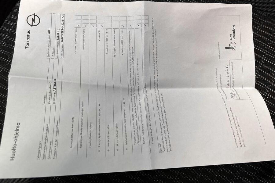 Opel Astra vaihtoauto