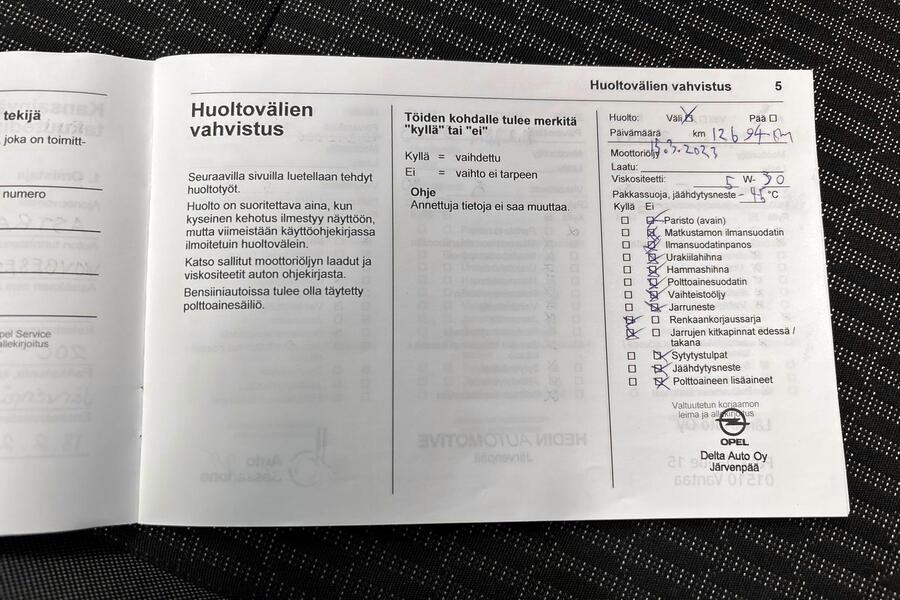 Opel Astra vaihtoauto