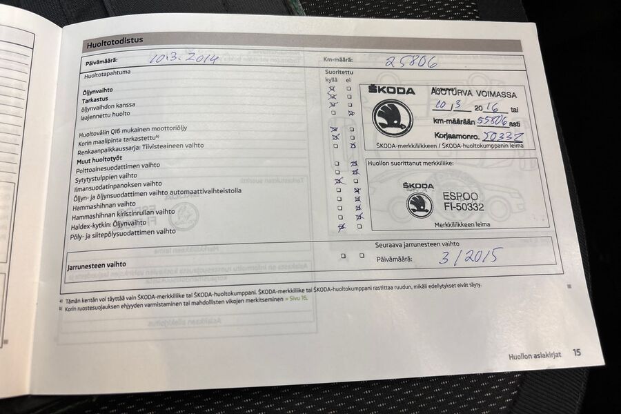 Skoda Yeti vaihtoauto