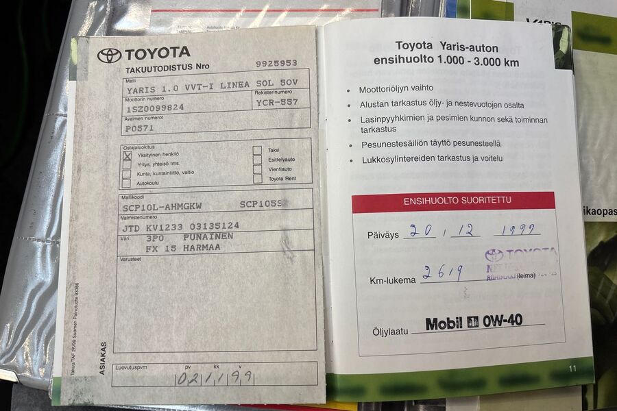 Toyota Yaris vaihtoauto