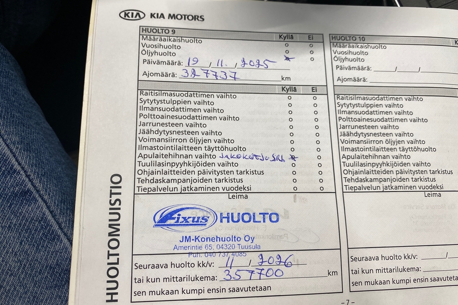 Kia Sorento vaihtoauto