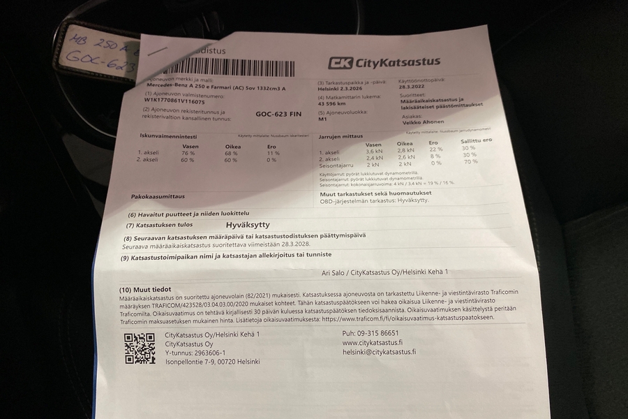 Mercedes-Benz A vaihtoauto