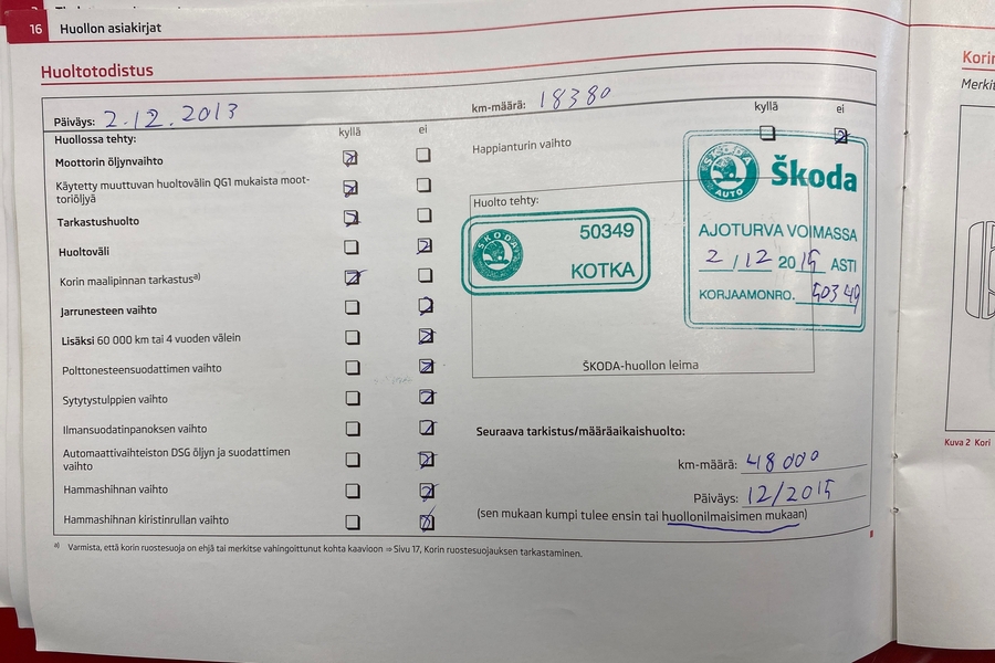 Skoda Roomster vaihtoauto