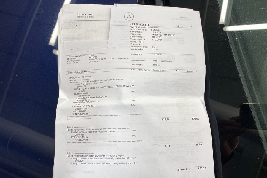 Mercedes-Benz C vaihtoauto
