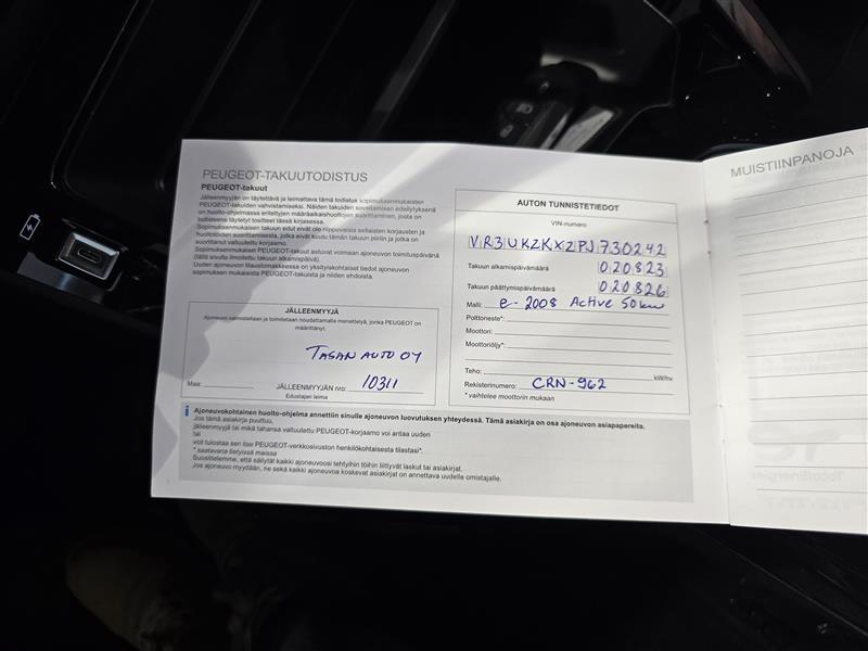 Peugeot e-2008 vaihtoauto