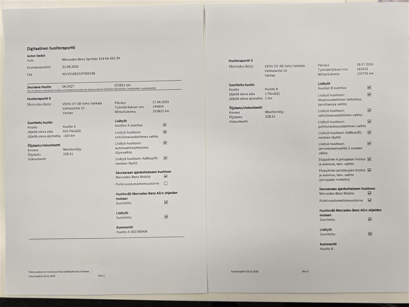 Mercedes-Benz Sprinter vaihtoauto