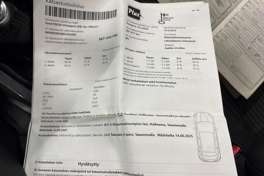 Ford Focus vaihtoauto