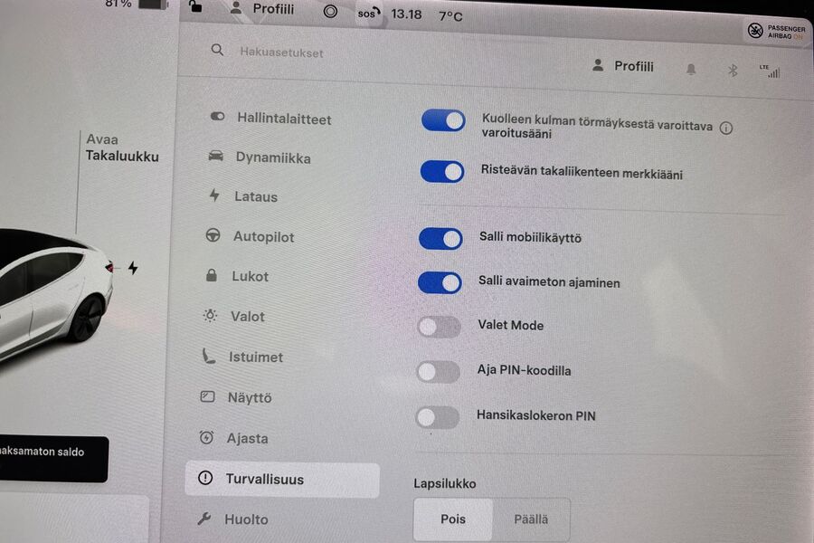 Tesla Model 3 vaihtoauto