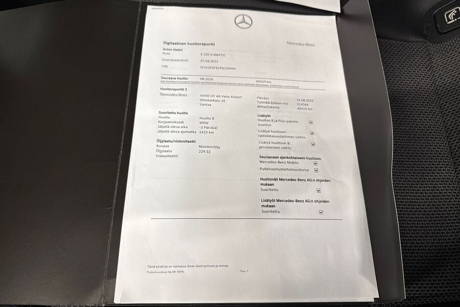 Mercedes-Benz E vaihtoauto