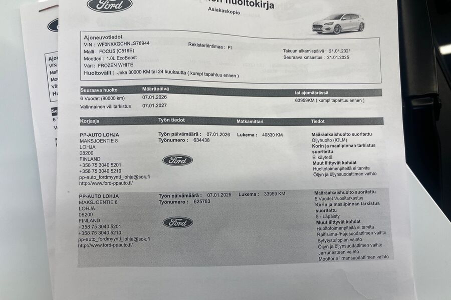 Ford Focus vaihtoauto
