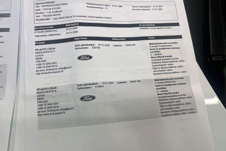 Ford Focus vaihtoauto