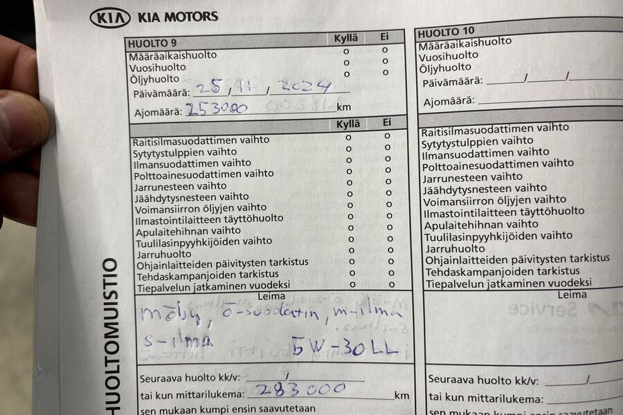 Kia Optima vaihtoauto