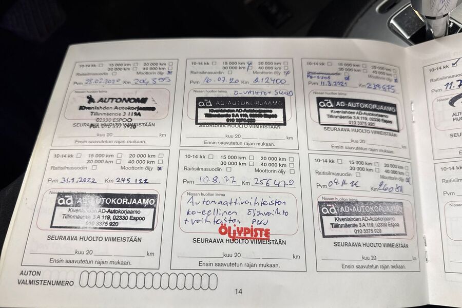 Nissan Murano vaihtoauto