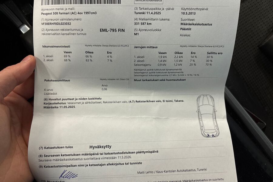 Peugeot 508 vaihtoauto