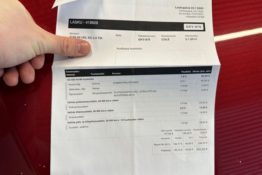Audi A6 vaihtoauto