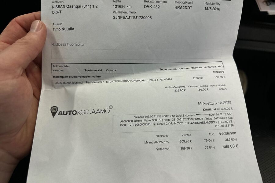 Nissan Qashqai vaihtoauto