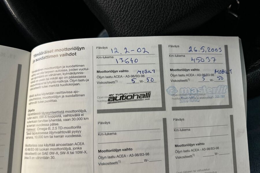 Opel Zafira vaihtoauto