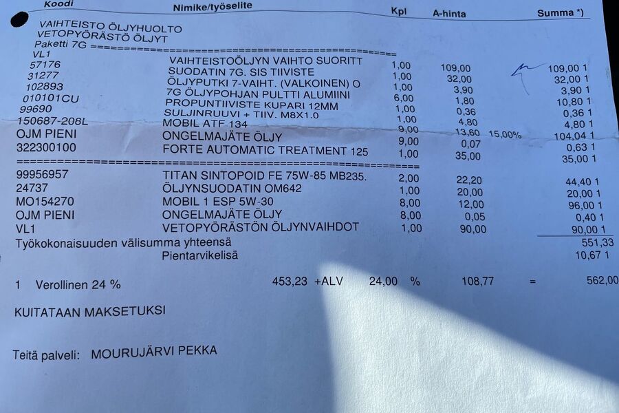 Mercedes-Benz E vaihtoauto