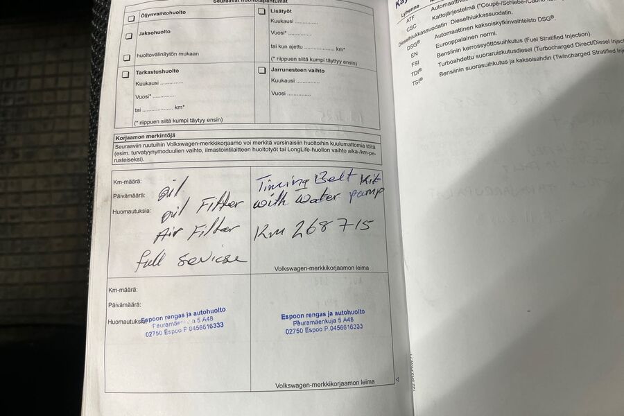 Volkswagen Touran vaihtoauto