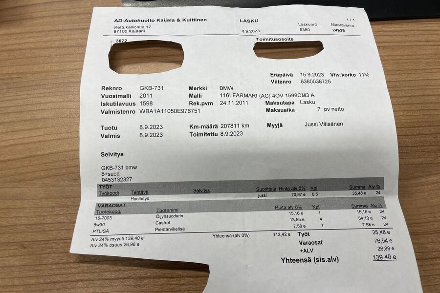 BMW 116 vaihtoauto