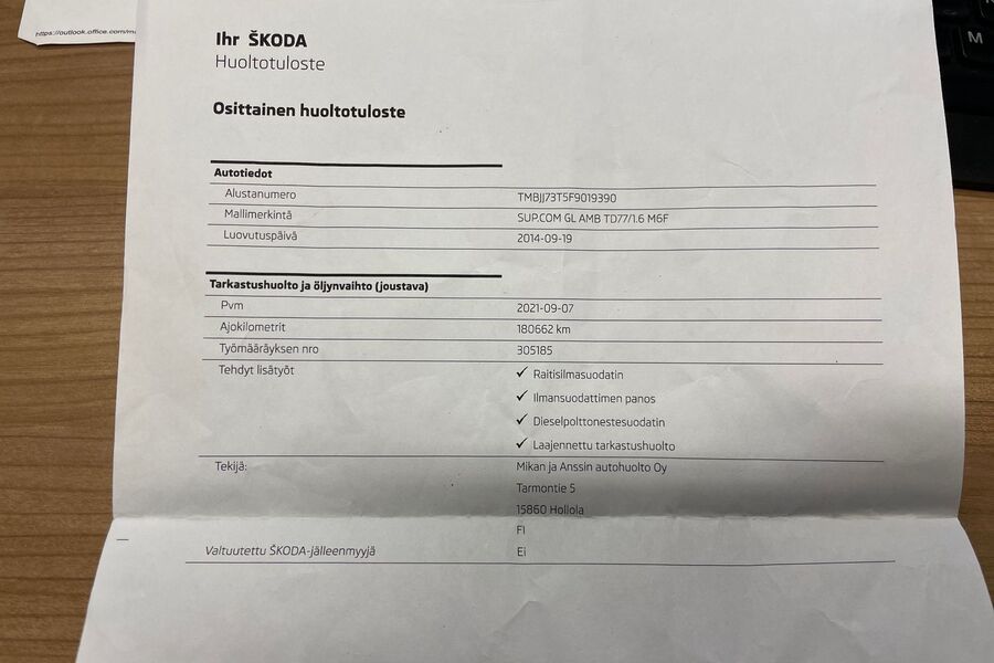 Skoda Superb vaihtoauto