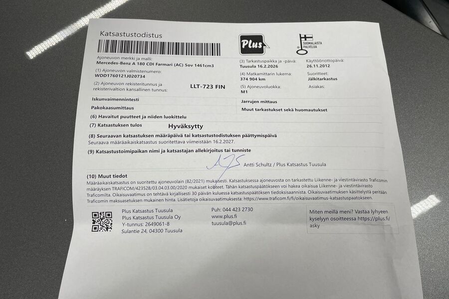 Mercedes-Benz A vaihtoauto