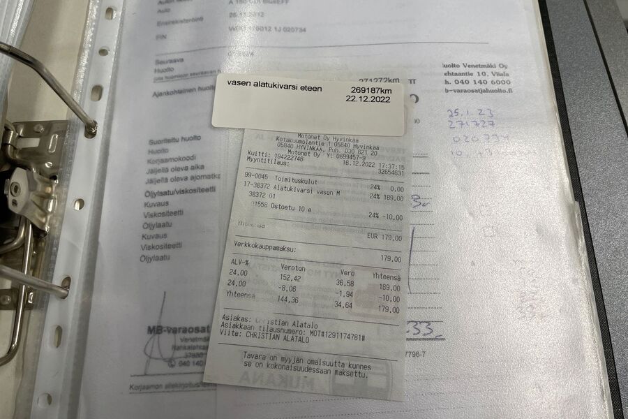 Mercedes-Benz A vaihtoauto