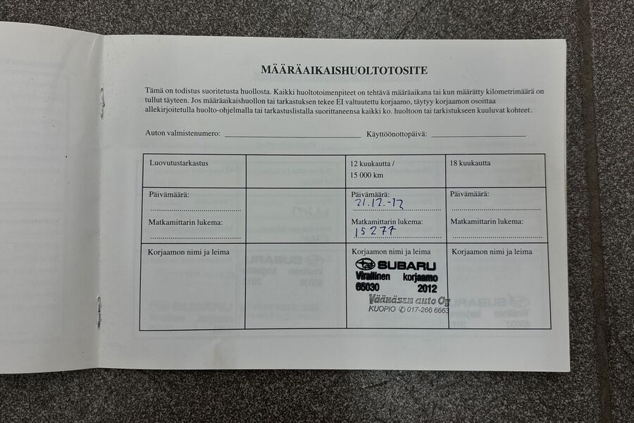 Subaru Forester vaihtoauto