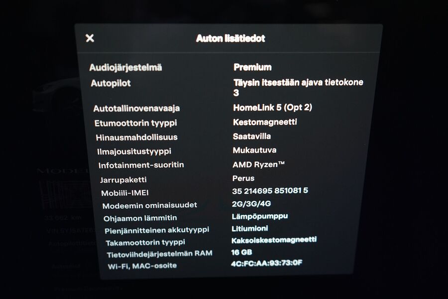 Tesla Model S vaihtoauto