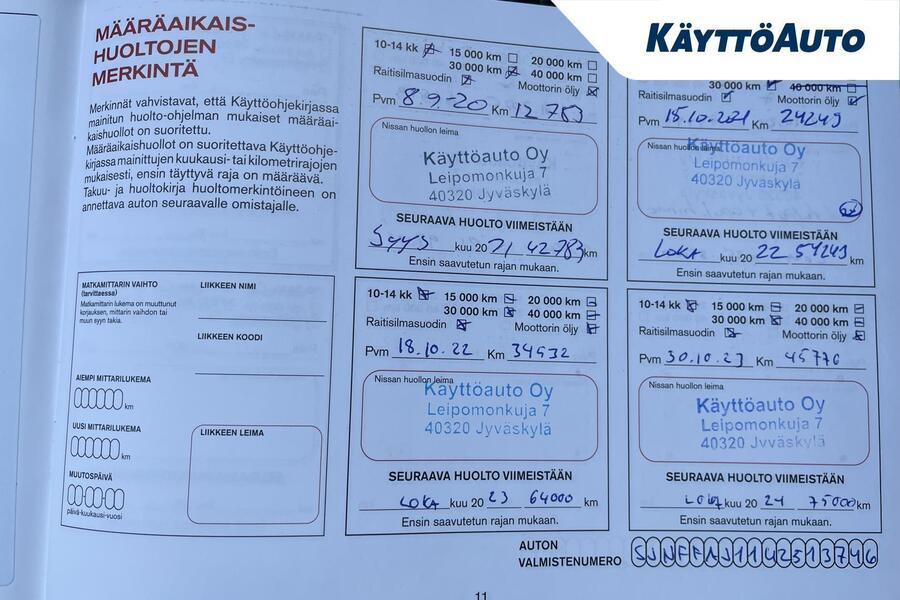 Nissan Qashqai vaihtoauto