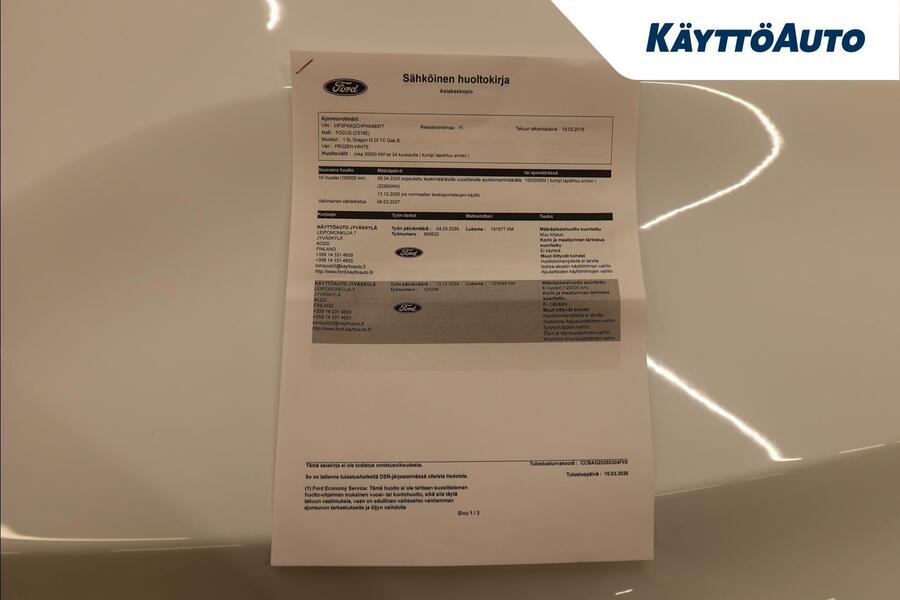 Ford Focus vaihtoauto