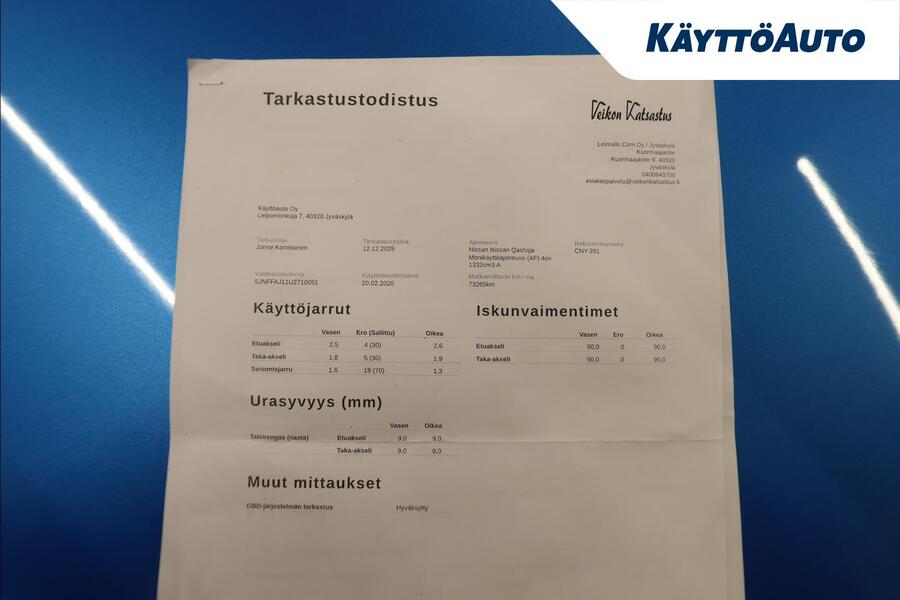 Nissan Qashqai vaihtoauto