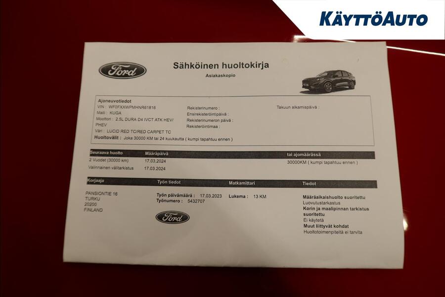 Ford Kuga vaihtoauto