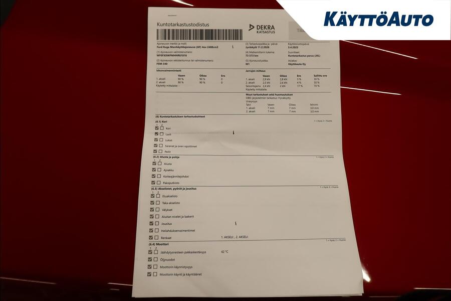 Ford Kuga vaihtoauto